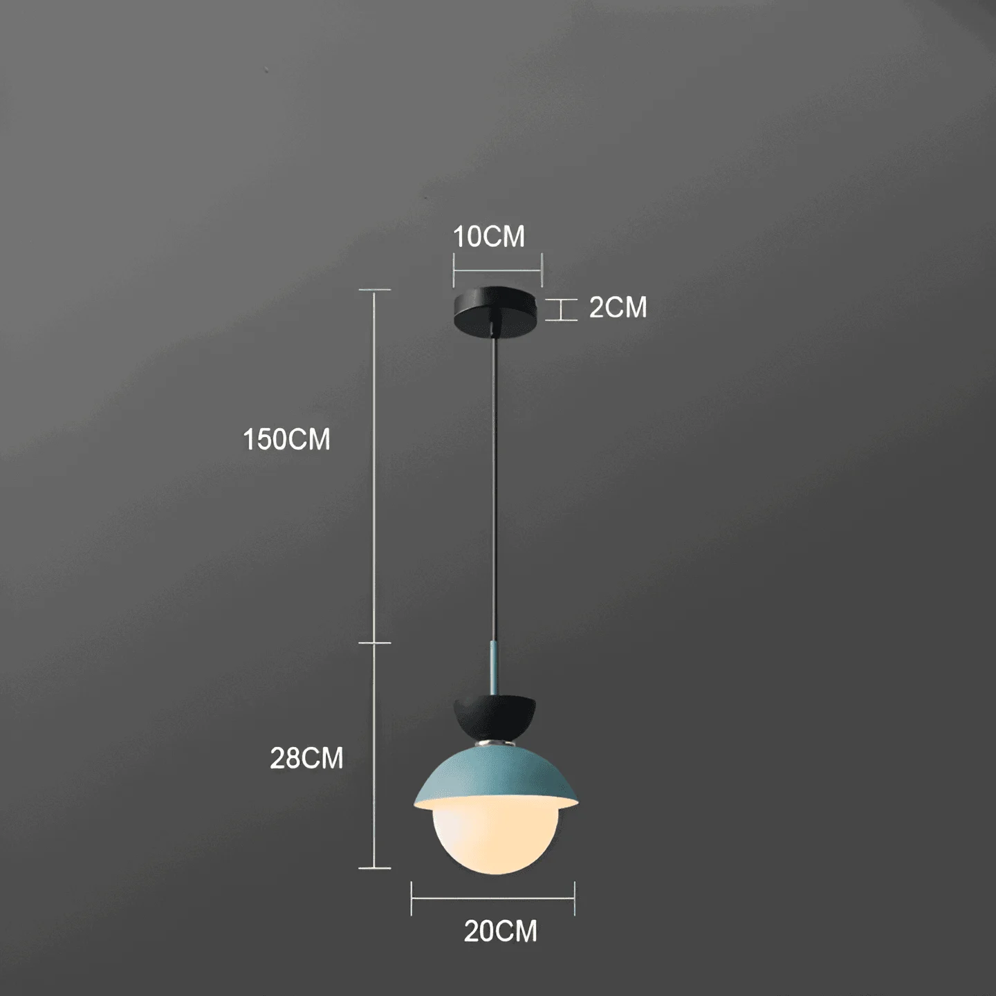AluGlobe - Modern Aluminum Macaron Ceiling Light -  - #tag1#