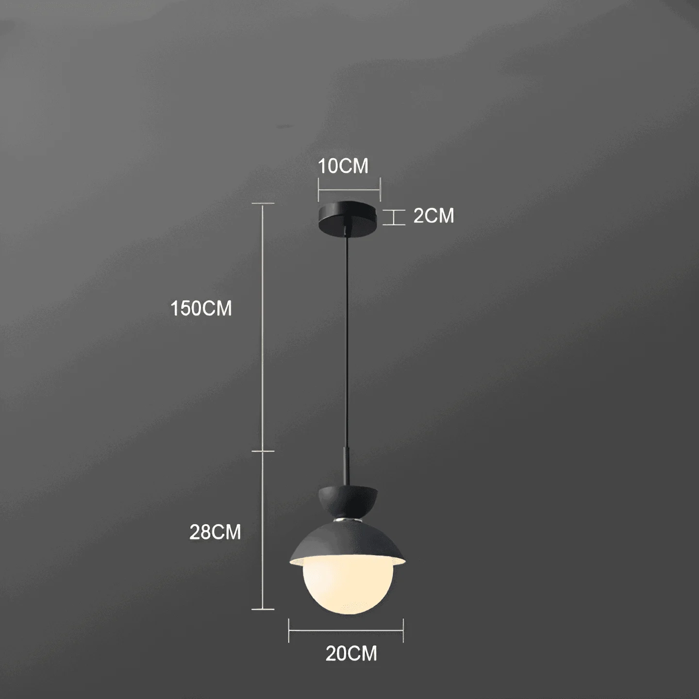 AluGlobe - Modern Aluminum Macaron Ceiling Light -  - #tag1#