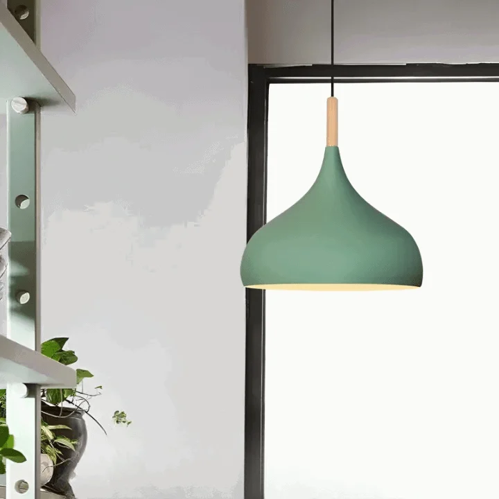AluPastel Pendant Light - Lively LED Chandelier with One Head -  - #tag1#