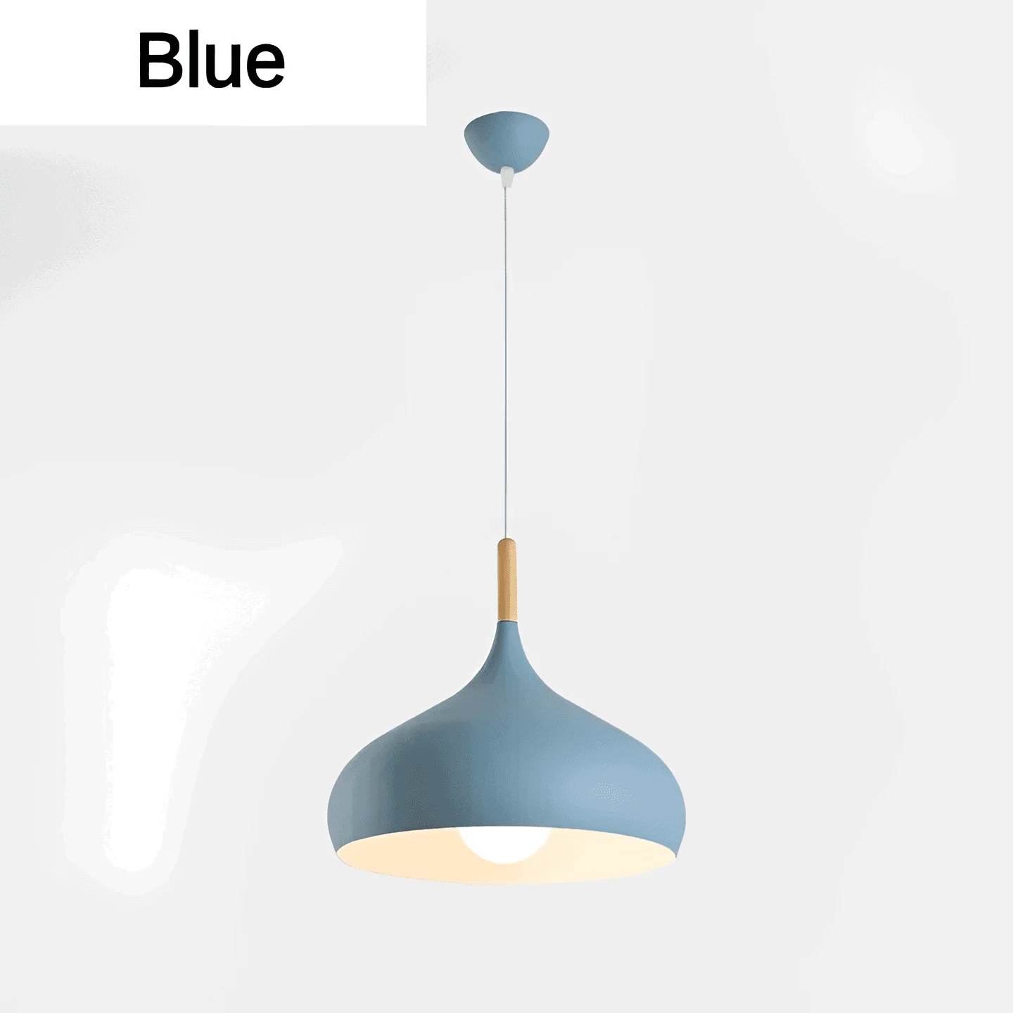 AluPastel Pendant Light - Lively LED Chandelier with One Head -  - #tag1#