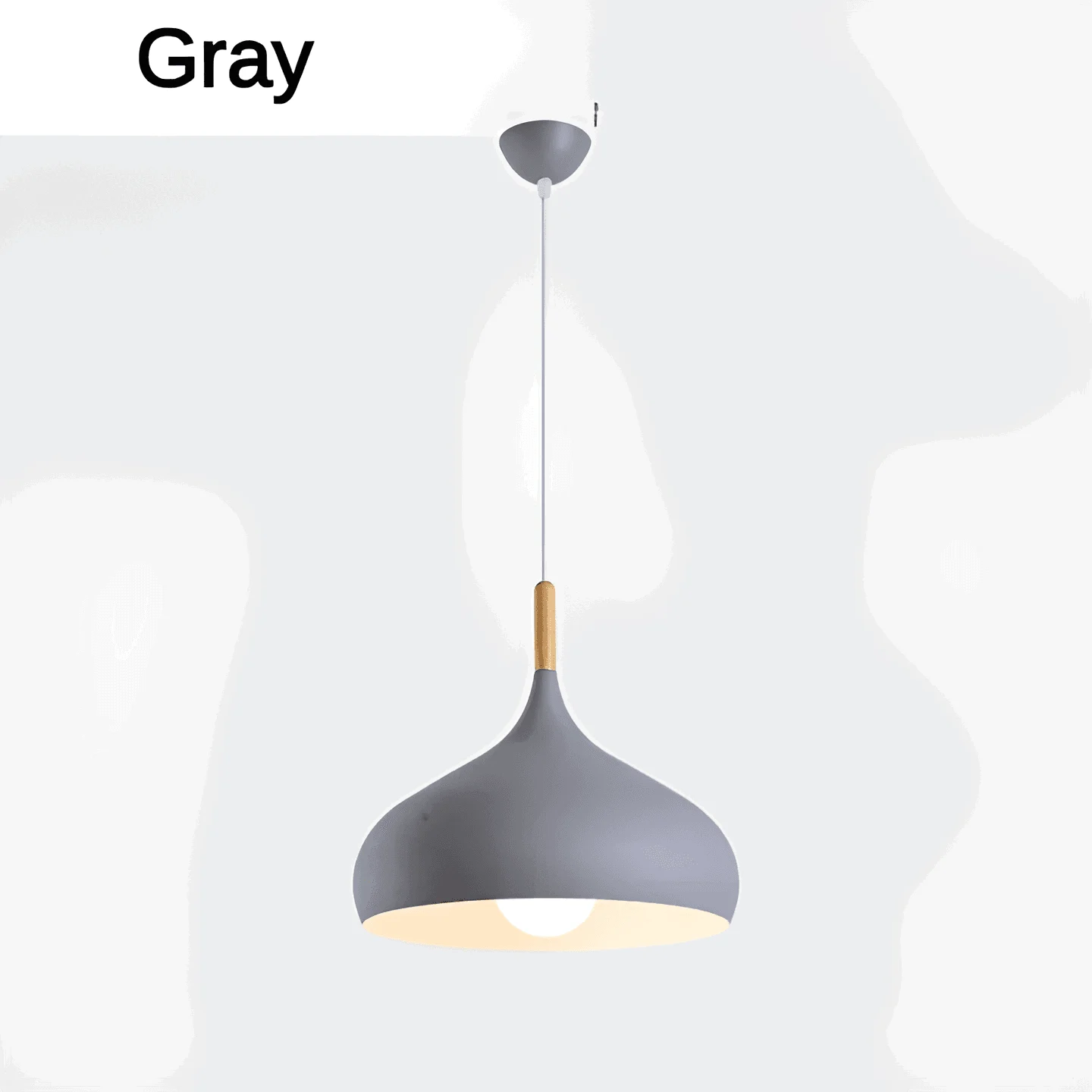 AluPastel Pendant Light - Lively LED Chandelier with One Head -  - #tag1#