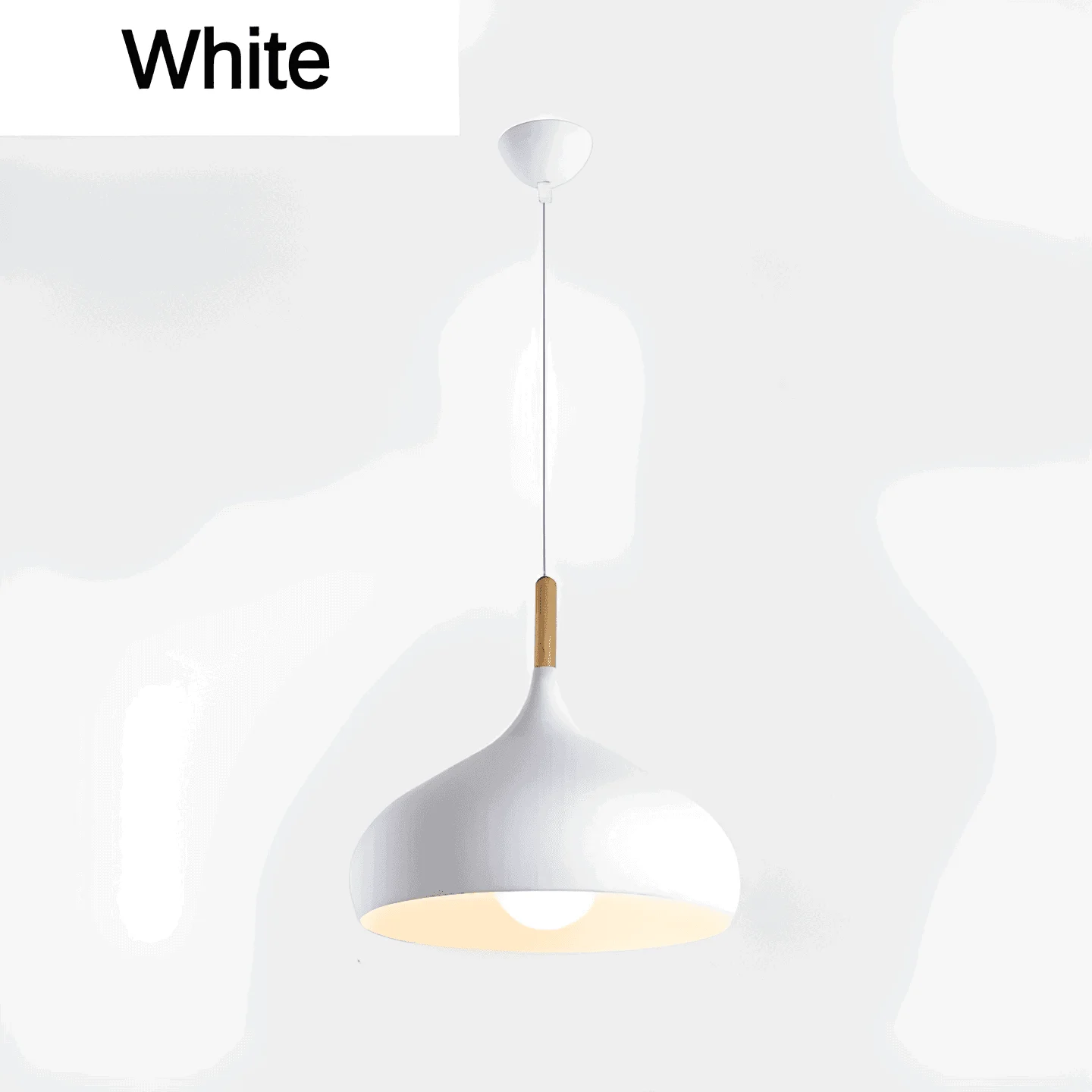 AluPastel Pendant Light - Lively LED Chandelier with One Head -  - #tag1#