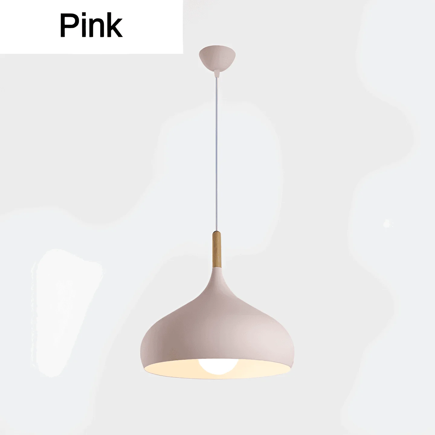 AluPastel Pendant Light - Lively LED Chandelier with One Head -  - #tag1#
