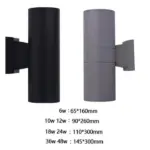 Alumibright aluminum wall lamp tag1