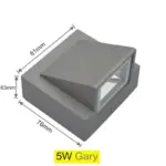 Aluminium 5W LED Wall Lamp Waterproof IP65 Outdoor Wall Light Sconce Balcony Garden Decoration Lighting Lamp e87d6e5c 3b78 4de7 a1f9 02e16df2d41b