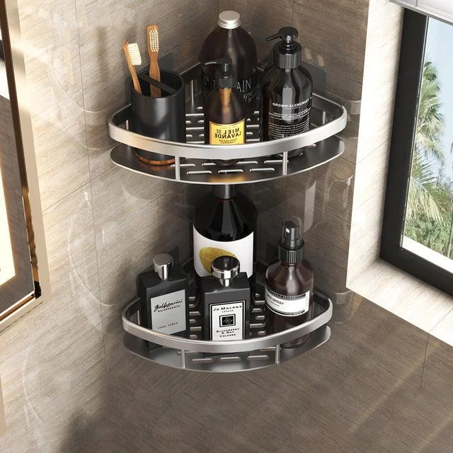 Aluminum Bathroom Corner Shelf -