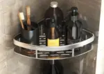 Aluminum Bathroom Corner Shelf