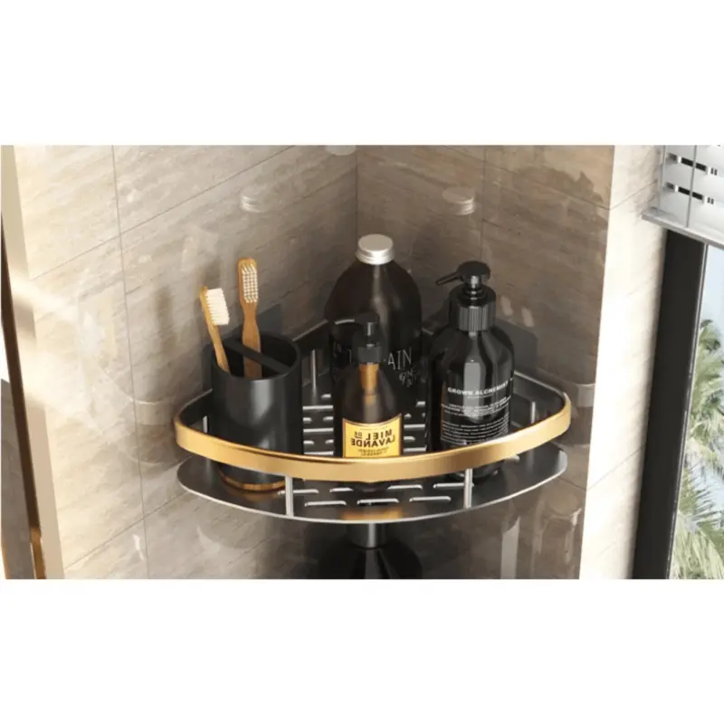 Aluminum Bathroom Corner Shelf