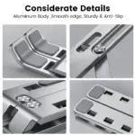 Aluminum Laptop Stand tag1