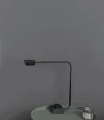 Aluminum desk lamp Dimmable LED light with curved design tag1