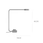 Aluminum desk lamp Dimmable LED light with curved design tag1