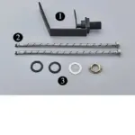 Amandy Single lever Bathroom and Toilet Faucet tag1