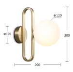 Amara Modern Nordic Wall Lamp tag1