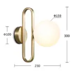 Amara Modern Nordic Wall Lamp tag1