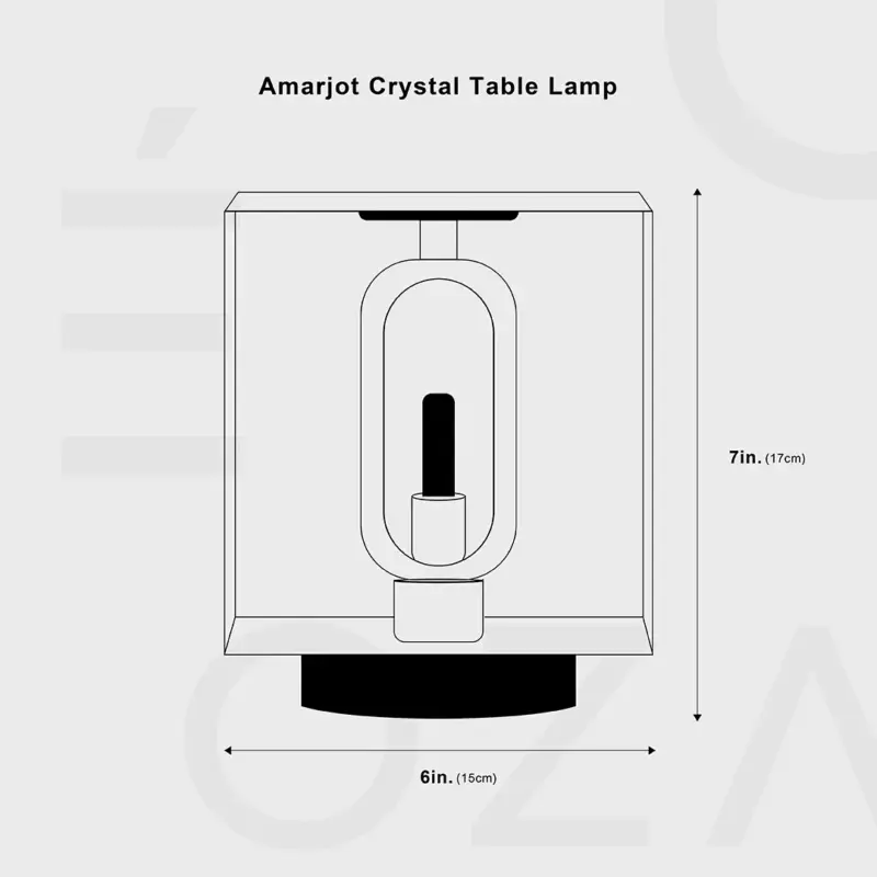 Amarjot Crystal Table Lamp tag1