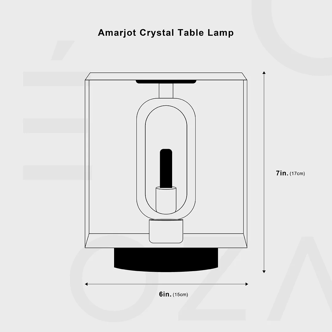 Amarjot Crystal Table Lamp -  - #tag1#