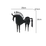 Amaya_Abstract_Horse_Decorative_Sculpture_Metal_Black_-_-_tag1_-4130362 Amaya Abstract Horse Decorative Sculpture Metal Black tag1