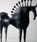 Amaya_Abstract_Horse_Decorative_Sculpture_Metal_Black_-_-_tag1_-4130397 Amaya Abstract Horse Decorative Sculpture Metal Black tag1