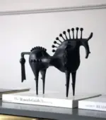 Amaya_Abstract_Horse_Decorative_Sculpture_Metal_Black_-_-_tag1_-4130403 Amaya Abstract Horse Decorative Sculpture Metal Black tag1