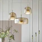 AmberGlow_-_Retro_LED_Pendant_Lamps_in_Golden_Metal_and_Glass_-_-_tag1_-4133799 AmberGlow Retro LED Pendant Lamps in Golden Metal and Glass tag1