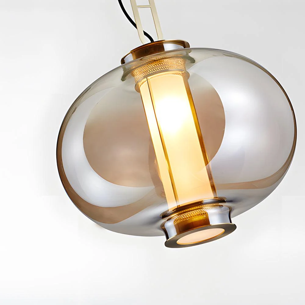 Amber Glass Pendant Lamp -  - #tag1#