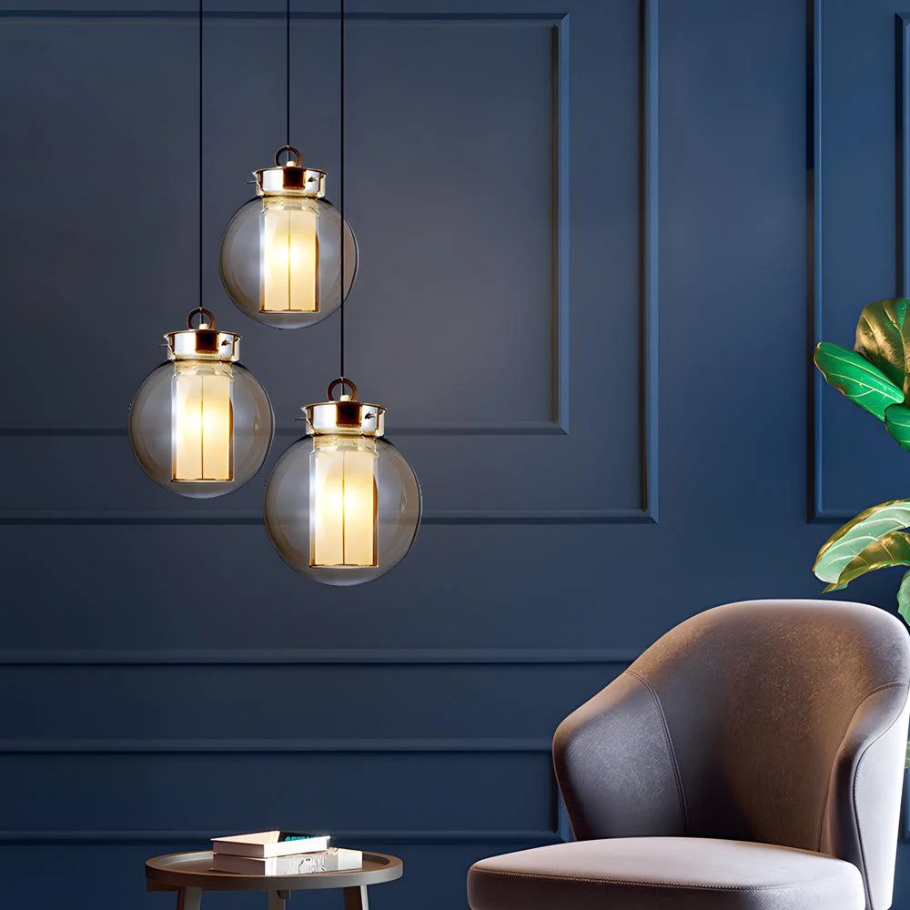 Amber Glass Pendant Lamp -  - #tag1#