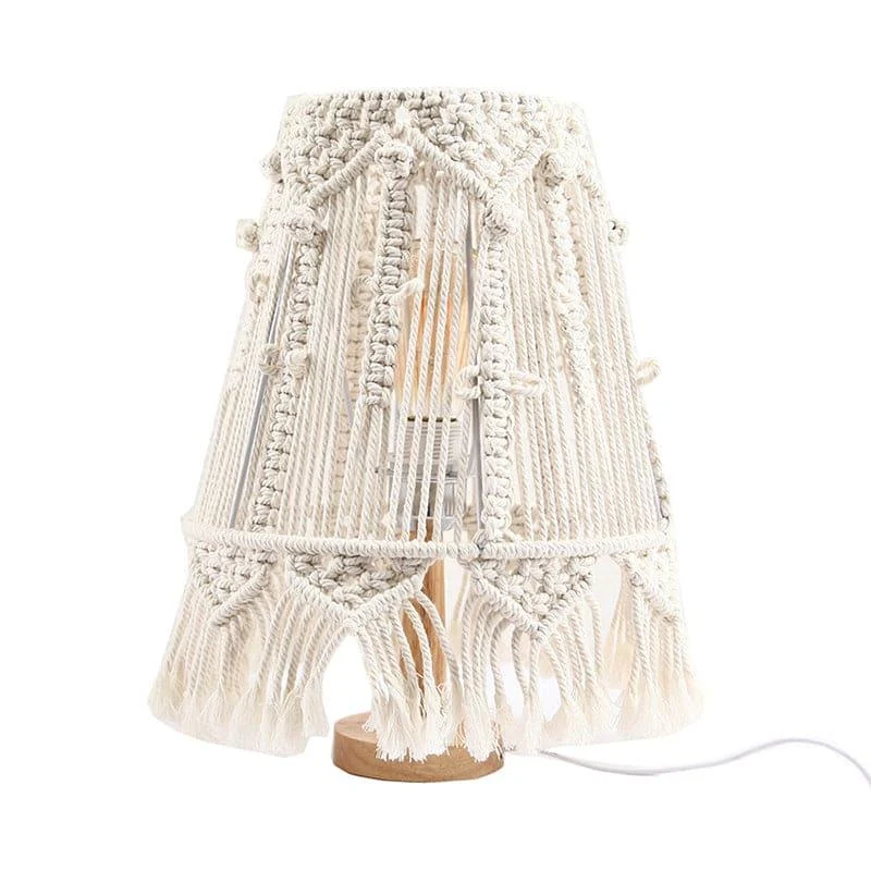 AmbianceLight - Woven Rope Table Lamp for Atmospheric Lighting -  - #tag1#