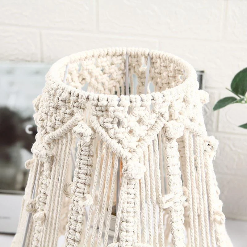 AmbianceLight - Woven Rope Table Lamp for Atmospheric Lighting -  - #tag1#