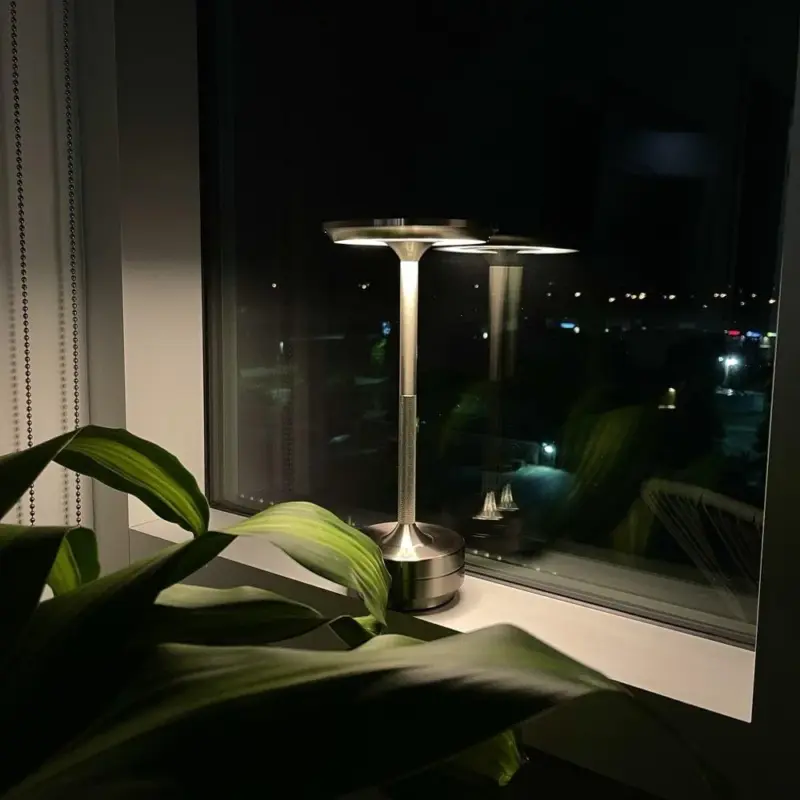 Ambient Metallic Wireless Table Lamp tag1