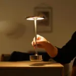 Ambient Metallic Wireless Table Lamp tag1