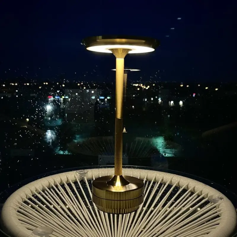 Ambient Metallic Wireless Table Lamp tag1