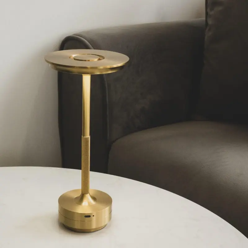 Ambient Metallic Wireless Table Lamp tag1
