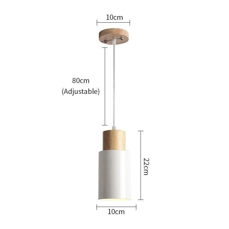 Ambrose - Modern Nordic Long Hanging Wood Light -  - #tag1#