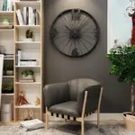 American Style Retro Living Room Wall Clock Modern Minimalist Metal Black Quartz Clock Creative Iron Industrial 195c861f 3dc4 4961 a86b 0ff6227ff41c