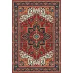 American Retro Bedside Rugs for Bedroom Non Slip Mat Washable for Lounge