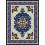 American Retro Bedside Rugs for Bedroom Non Slip Mat Washable for Lounge
