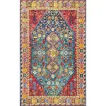American Retro Bedside Rugs for Bedroom Non Slip Mat Washable for Lounge