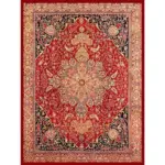 American Retro Bedside Rugs for Bedroom Non Slip Mat Washable for Lounge