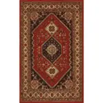 American Retro Bedside Rugs for Bedroom Non Slip Mat Washable for Lounge