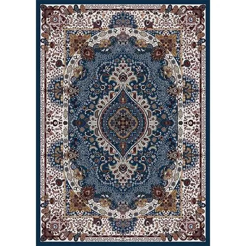 American Retro Bedside Rugs for Bedroom Non-Slip Mat Washable for Lounge -