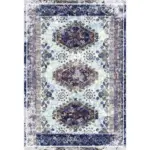American Retro Bedside Rugs for Bedroom Non Slip Mat Washable for Lounge