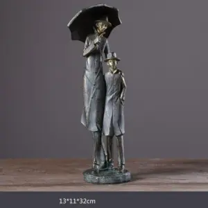 American Retro Creative Figure Art Sculptures and Statues Craft