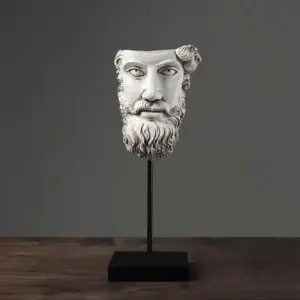 American Retro Face Sculpture - 