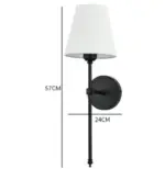 American Retro Industrial Style Bedroom Hotel Bathroom Restroom Restaurant Wall Sconce tag1