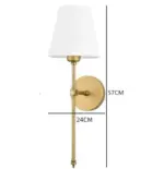 American Retro Industrial Style Bedroom Hotel Bathroom Restroom Restaurant Wall Sconce tag1