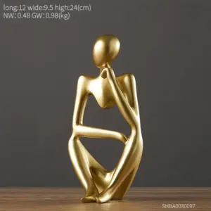Amethyst Golden Sculpture