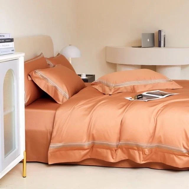 Amsterdam Orange – Duvet Cover Set made of Egyptian Cotton -  - #tag1#