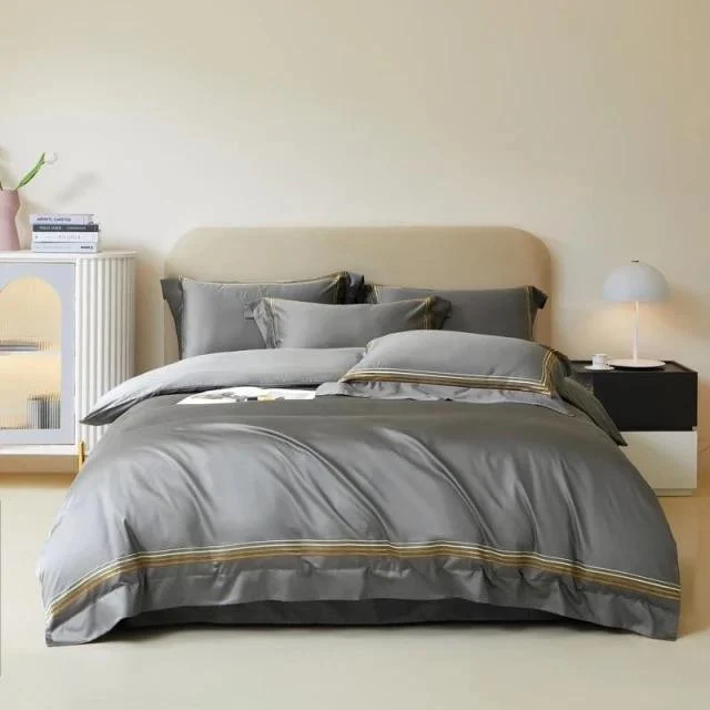 Amsterdam Orange – Duvet Cover Set made of Egyptian Cotton -  - #tag1#