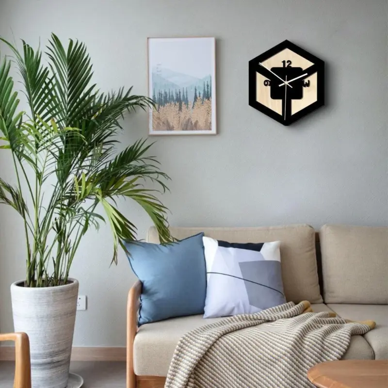 Analogue Creative Wall Decor Clock for Home