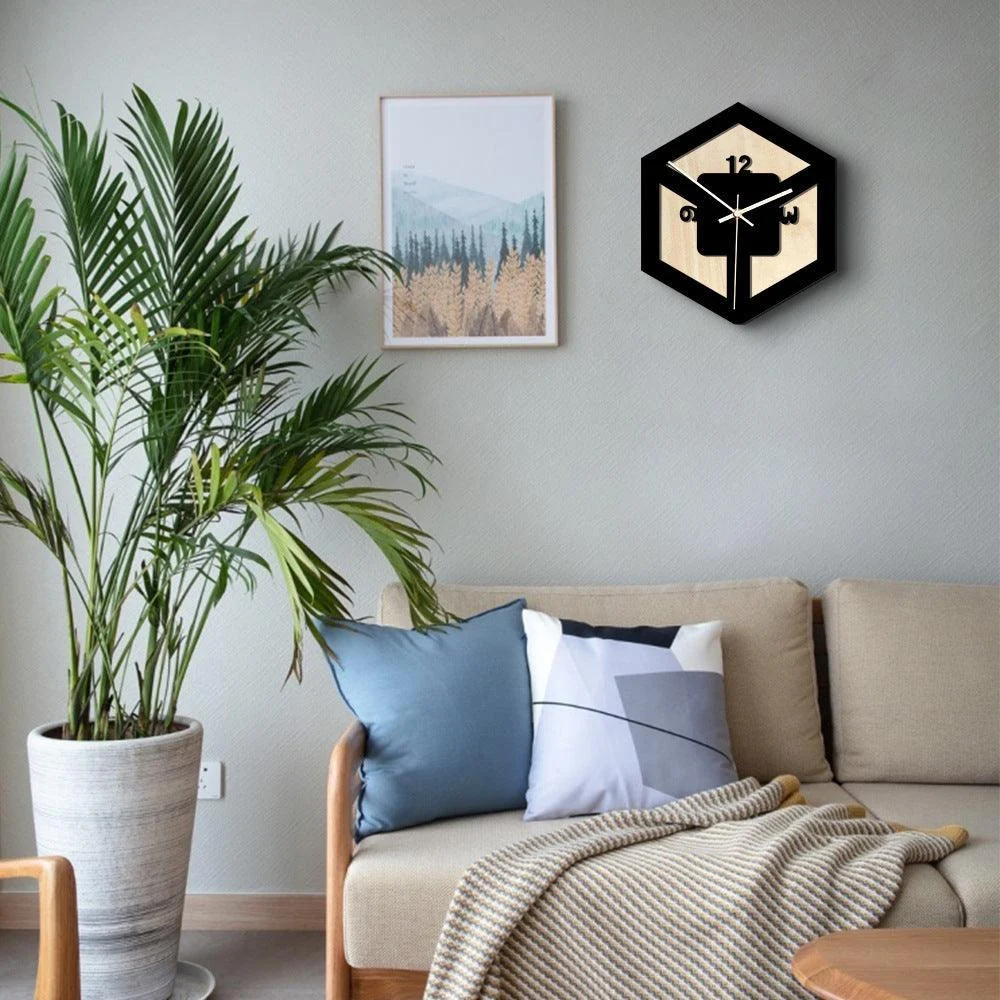 Analogue Creative Wall Décor Clock for Home -